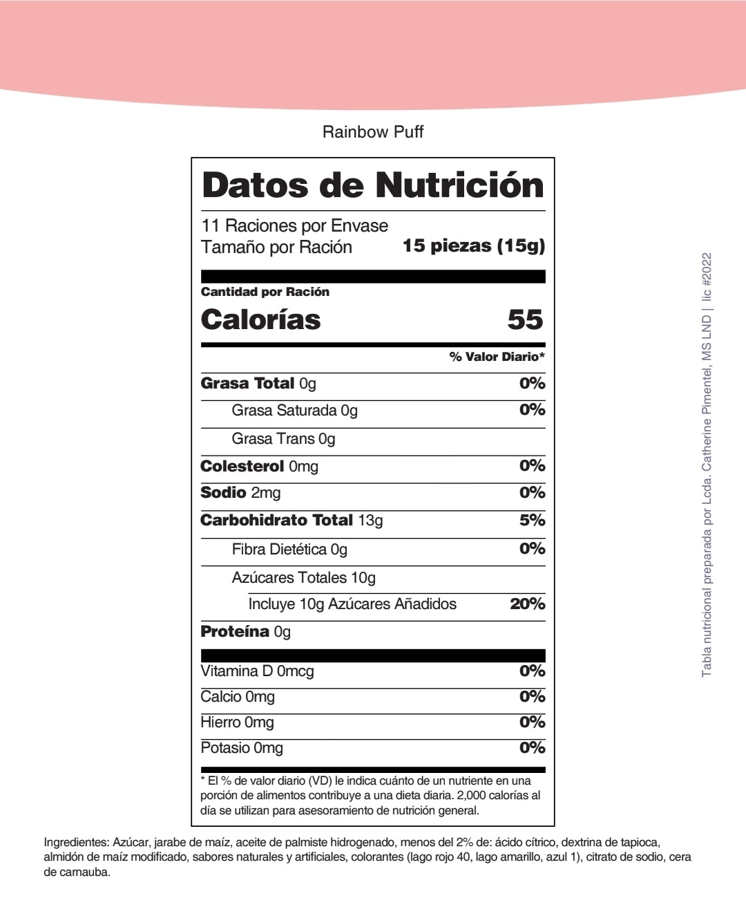 Rainbow Puff Freeze Dried - Dulzura en mil colores 🌈 Dulce Liofilizado