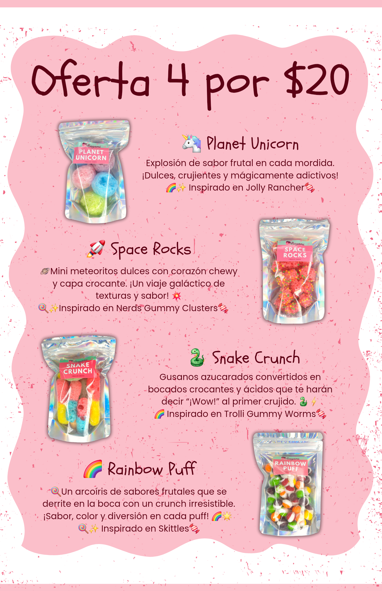 🛍️ Bundle 1: Oferta — 4 por $20