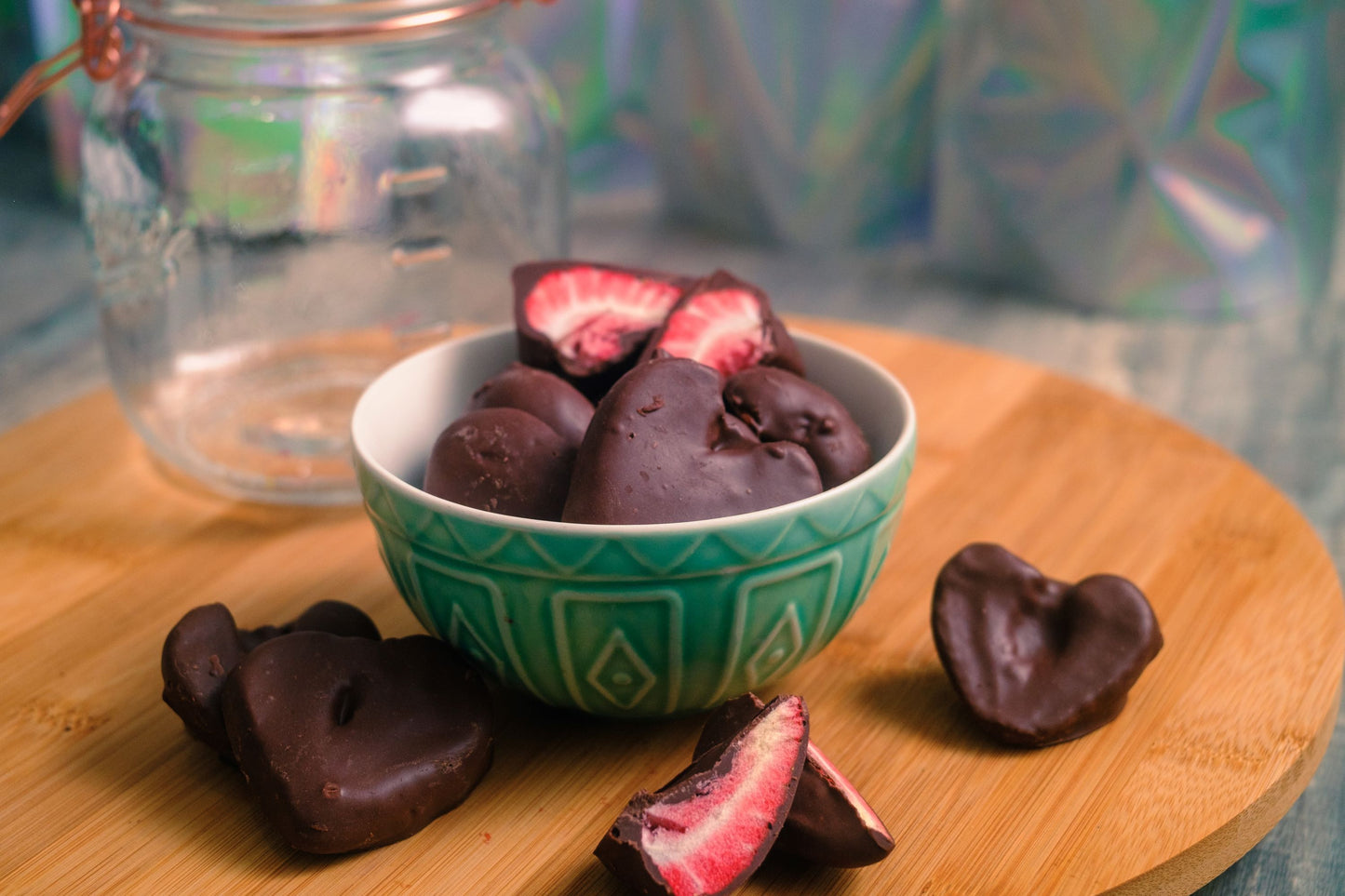 Xocolátl - Dark Chocolate covered FreezeDried Strawberry