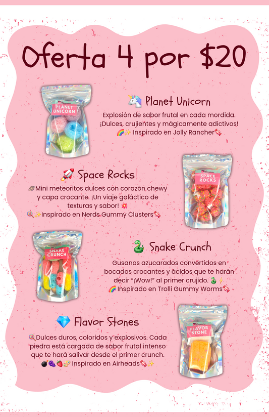 🛍️ Bundle 4: Oferta — 4 por $20