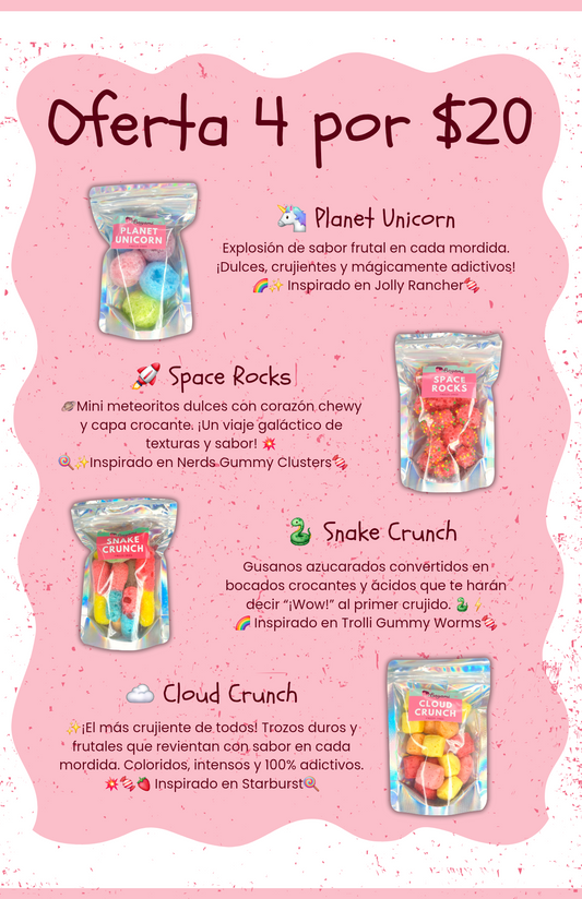 🛍️ Bundle 3: Oferta — 4 por $20