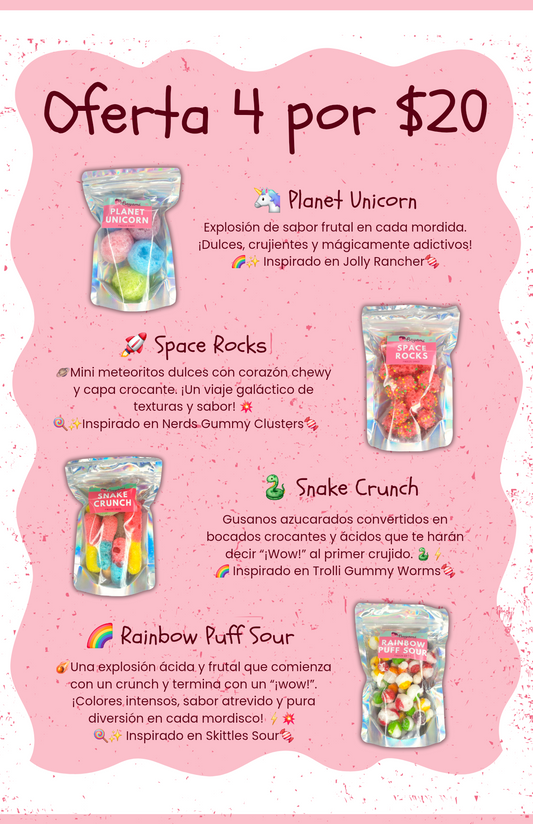 🛍️ Bundle 2: Oferta — 4 por $20