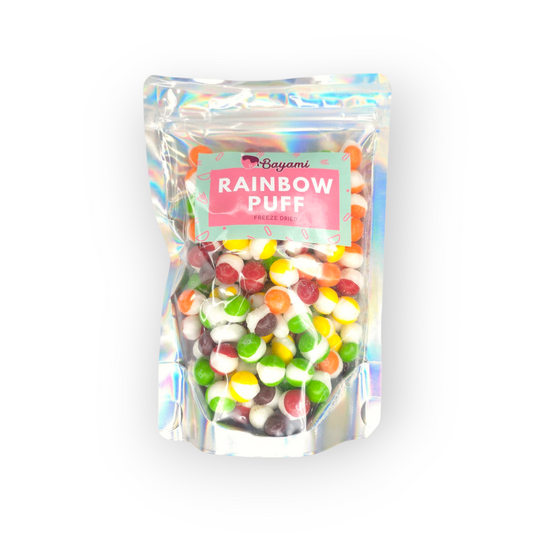 Rainbow Puff Freeze Dried - Dulzura en mil colores 🌈 Dulce Liofilizado