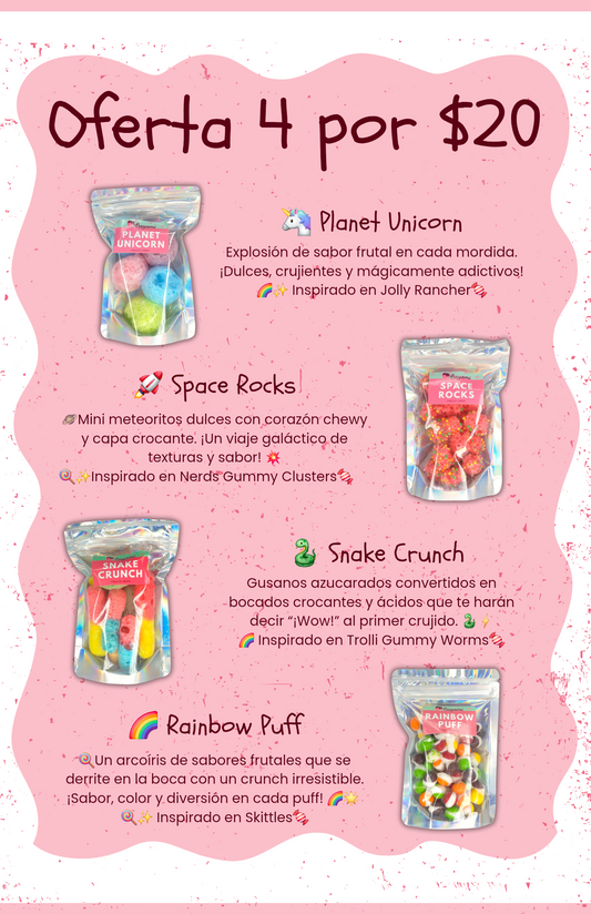 🛍️ Bundle 1: Oferta — 4 por $20
